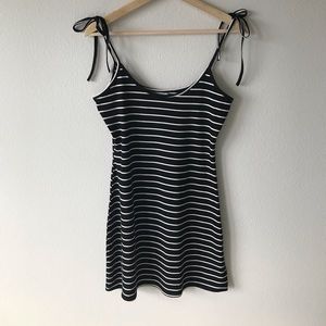 Urban Outfitters Black and White Stripped Dress
